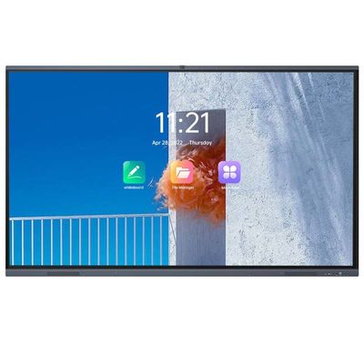 H10S 75&quot; умный взаимодействующий монитор экрана касания школы 4K индикаторной панели