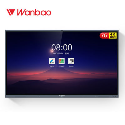 индикаторная панель умной доски 55inch 65inch 75inch 86inch взаимодействующая для конференции
