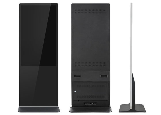 Коммерчески пол стоя игрок 1080П 10 рекламы ЛКД указывает экран касания инфракрасн
