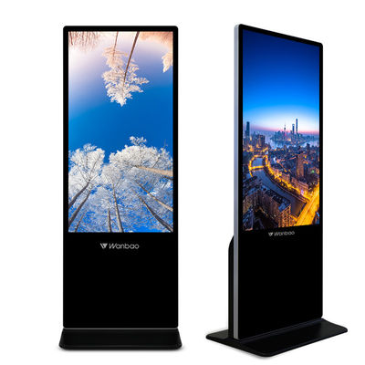 Андроид экрана касания закалил стеклянный рекламируя дисплей 55&quot; киоска