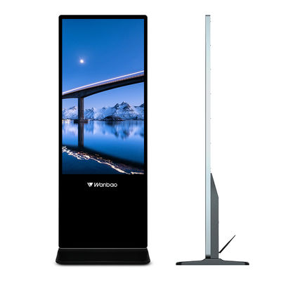 Киоск Wifi 3G экрана касания 50 дюймов рекламируя взгляд рекламы Signage цифров Signage цифров игрока дисплея