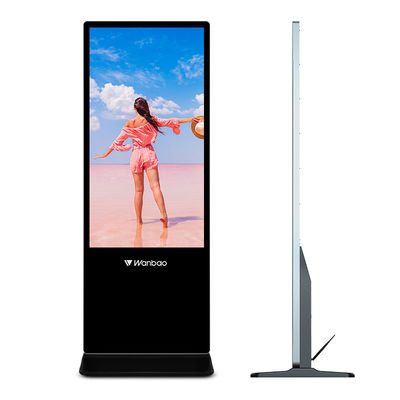 Горячая продажа 55-дюймовый киоск с сенсорным экраном Wifi 64G рекламный дисплей
